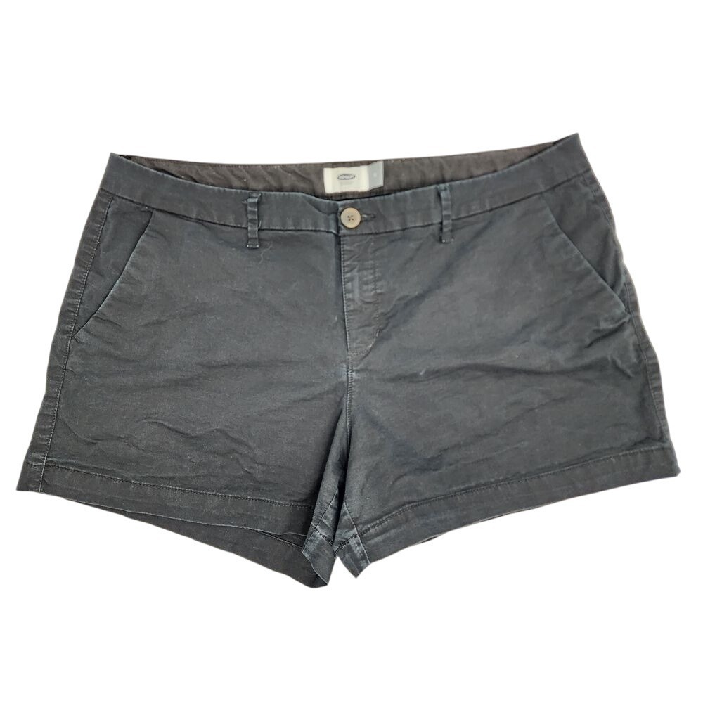 Old Navy Shorts Women's 12 Chino w. Pockets Black‎